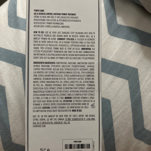 Unopened Power Camo Anti-Redness Primer - Picture 2 of 3